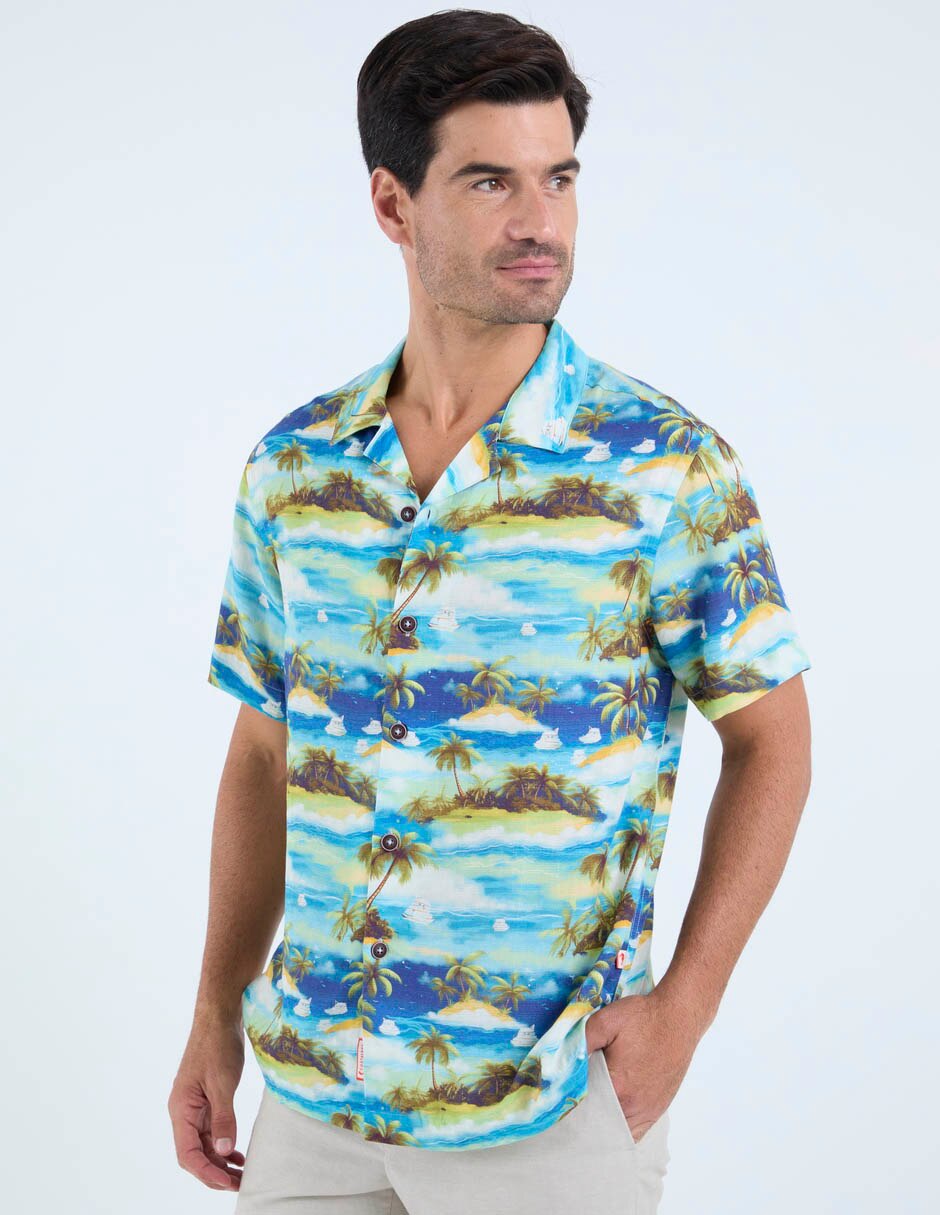 Camisa casual manga corta para hombre Camisa casual manga corta para hombre