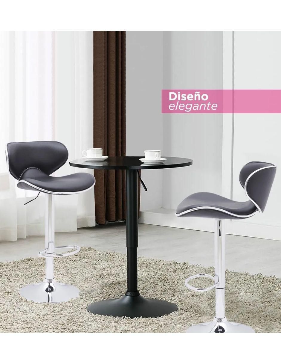 Silla alta set 2 piezas Para Barra de metal 2