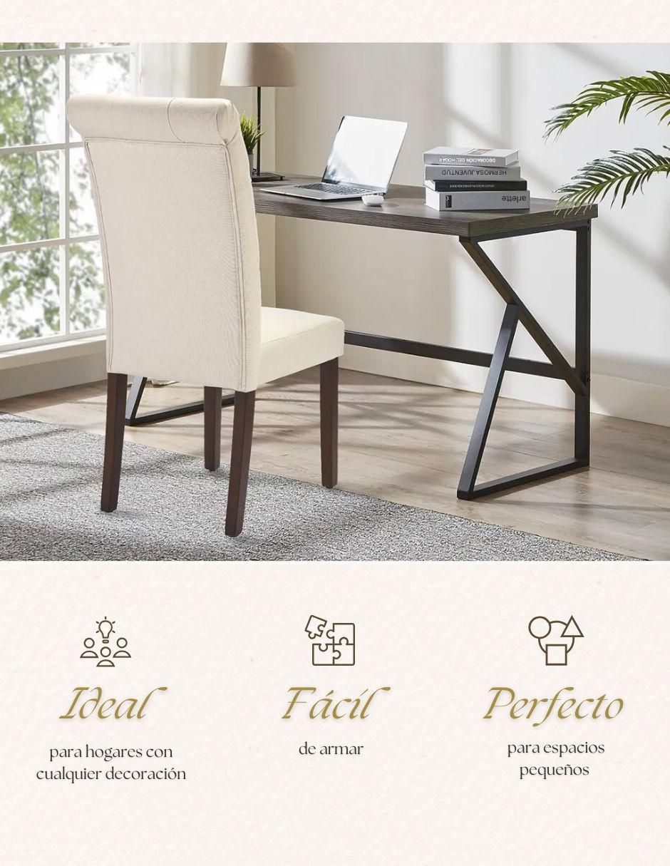 Silla set 2 piezas de madera 6