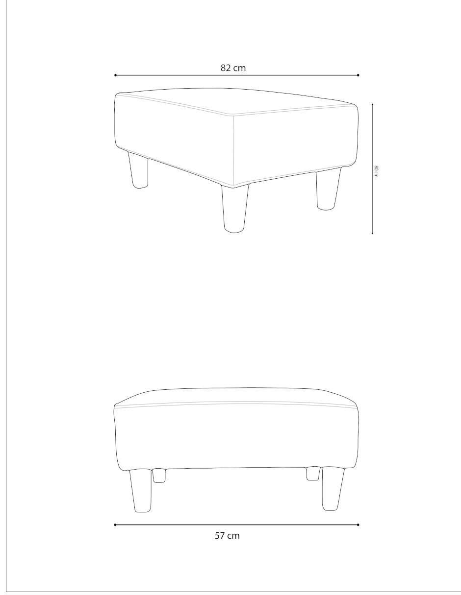 Juego de asiento con taburete Tamoa 6