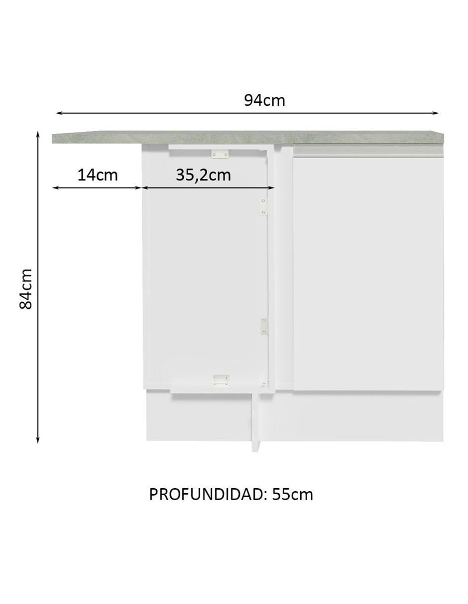 Gabinete armable Glamy de MDP 19