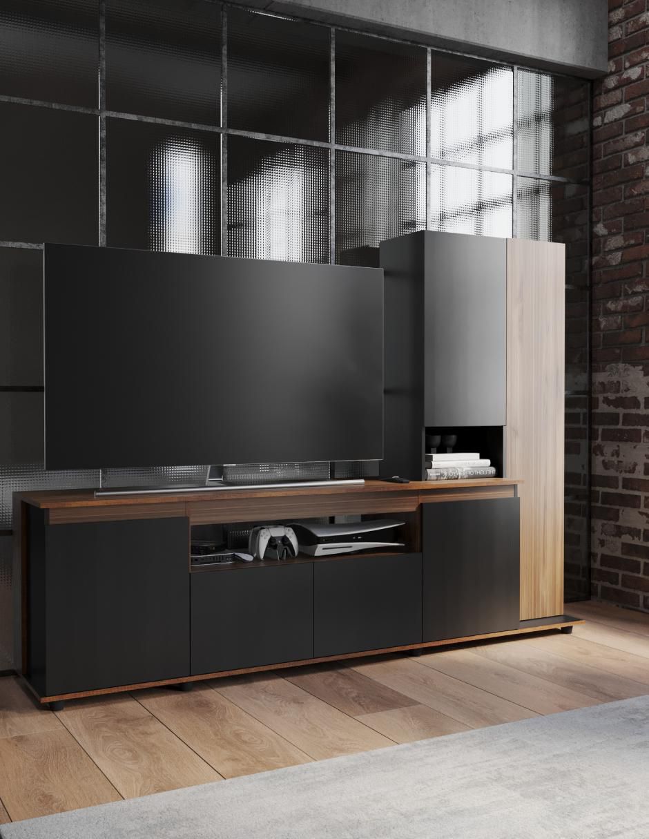 Mueble de TV armable de aglomerado 6