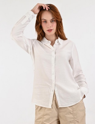 Blusa manga larga para mujer