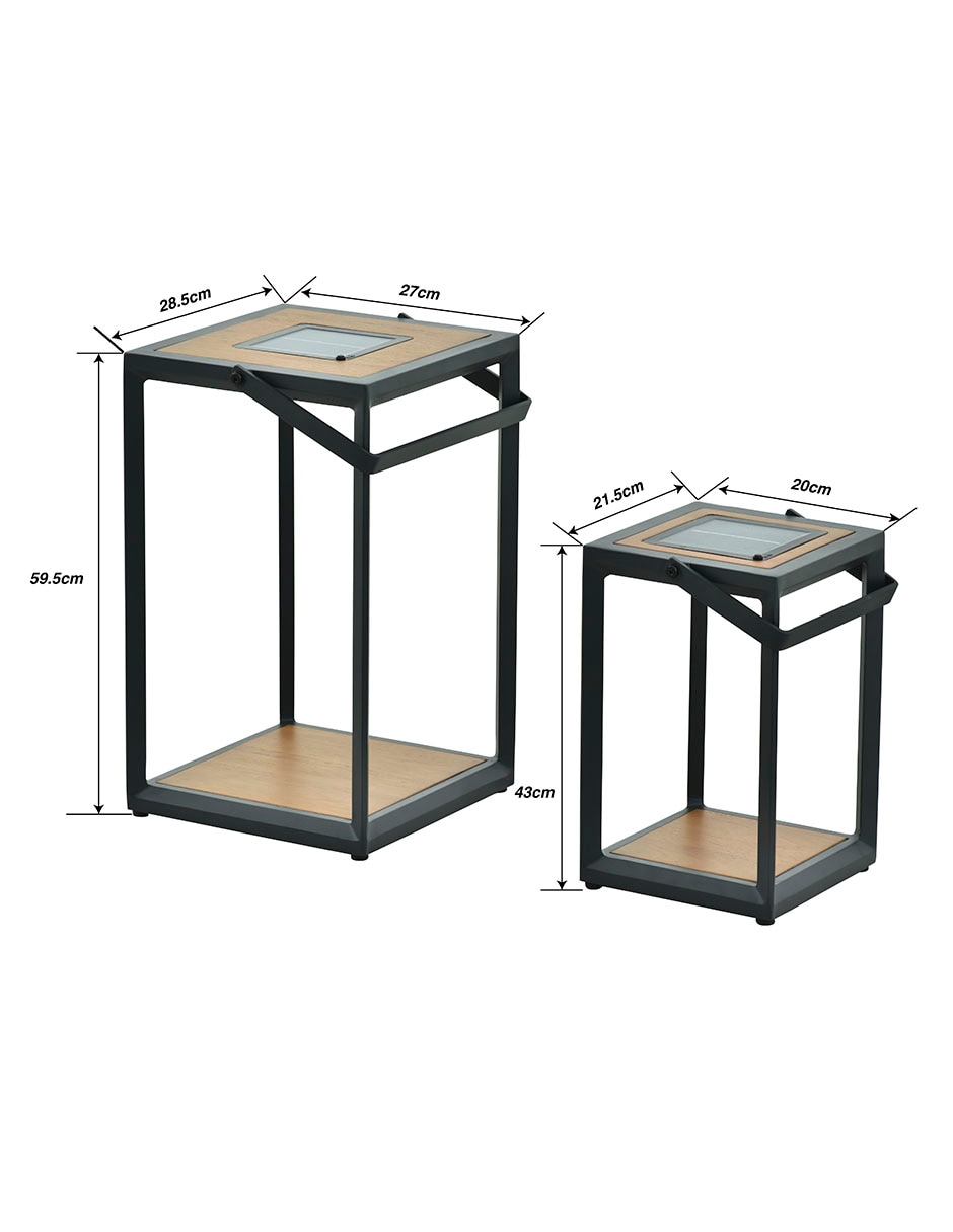 Set de lámparas solares Haus Outdoor led Atlanta