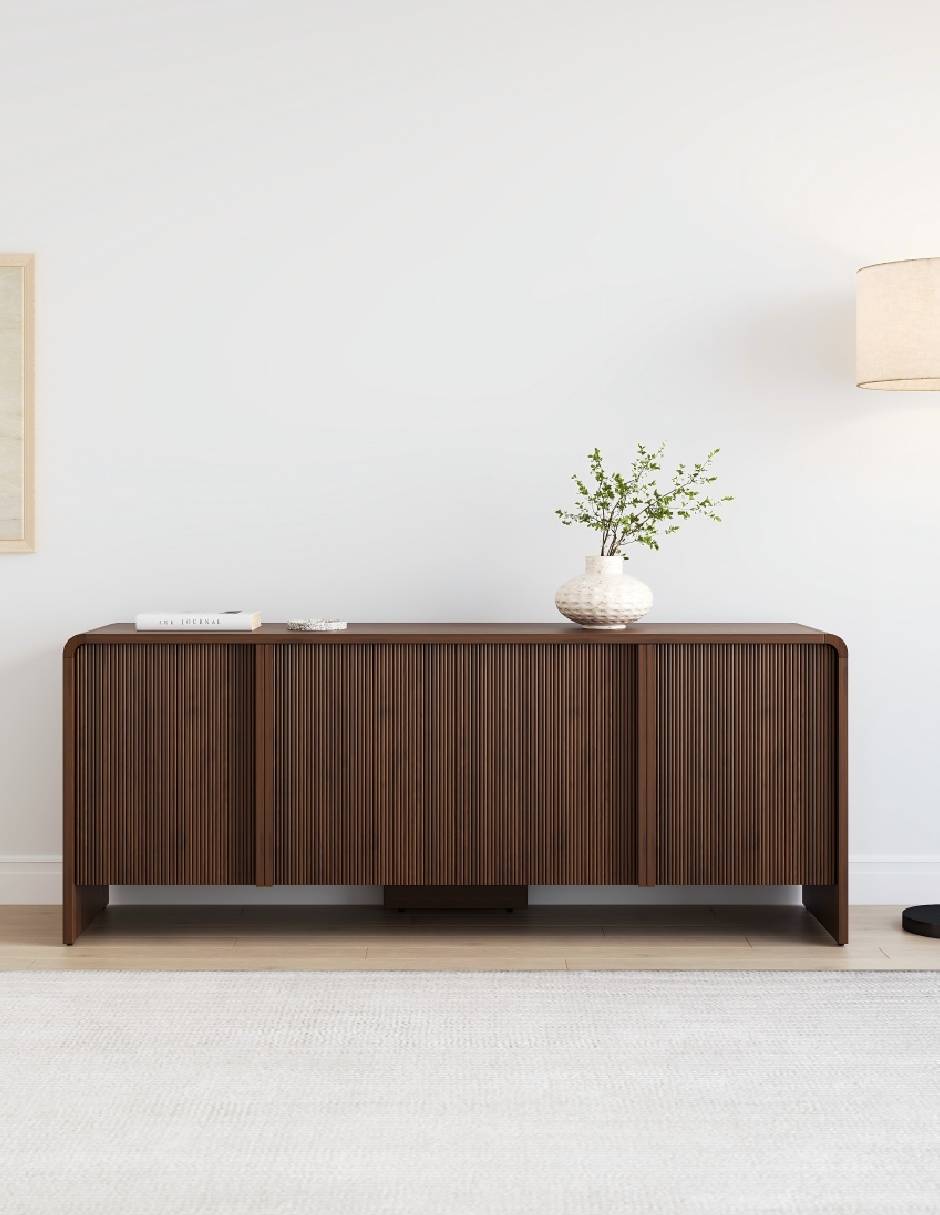 Mueble de TV Batiz Haus de MDF y chapa