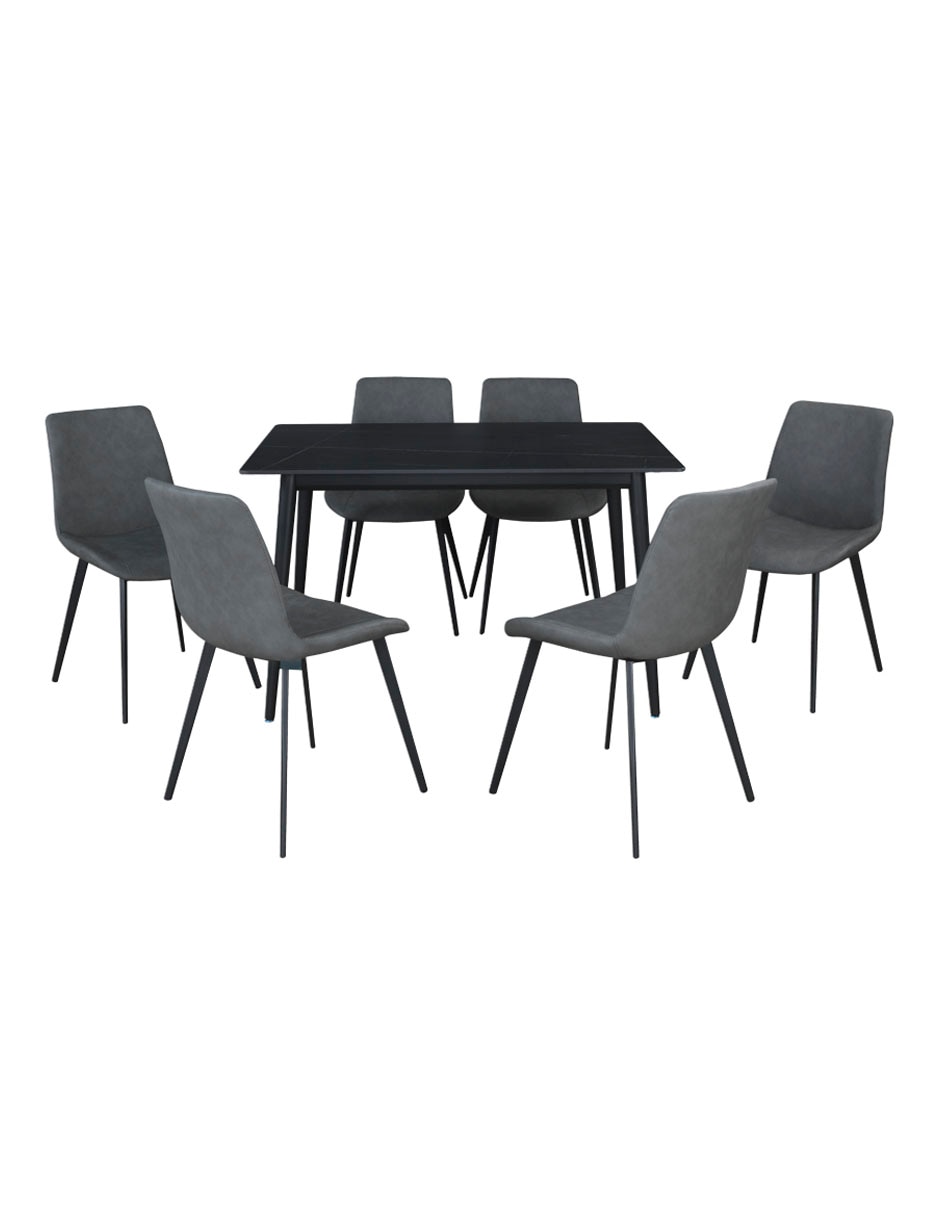 Comedor Looney Haus para 6 personas de cerámica