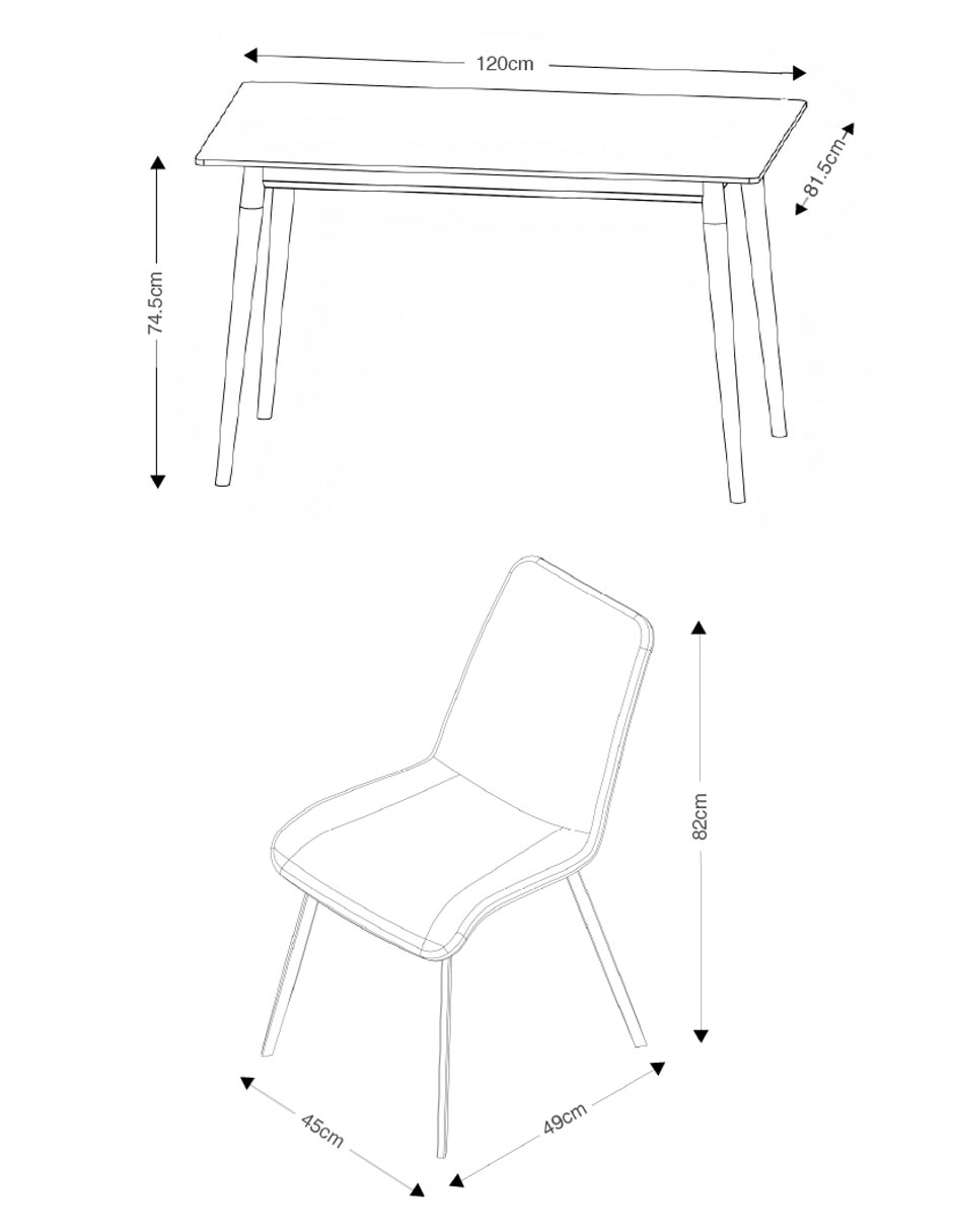 Comedor Looney Haus para 6 personas de cerámica 10