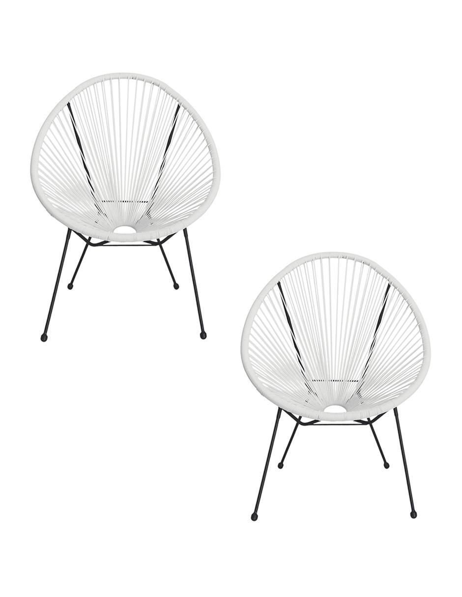 Set de sillas 2 piezas acapulco Set de sillas 2 piezas acapulco