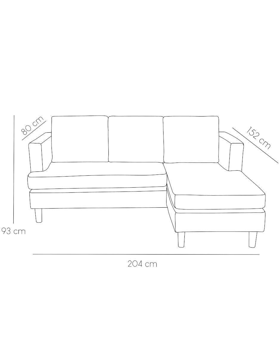 Sala modular Tirreno Oxford de lino