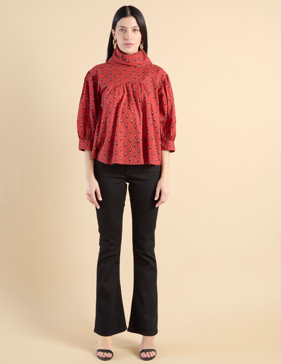 Blusa manga larga para mujer 3