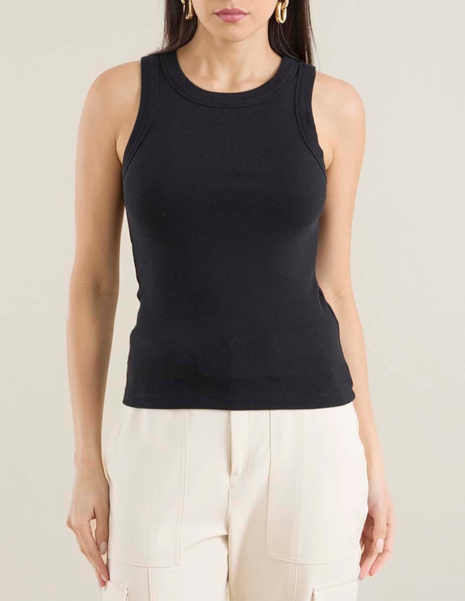 Playera tank cuello redondo para mujer 5