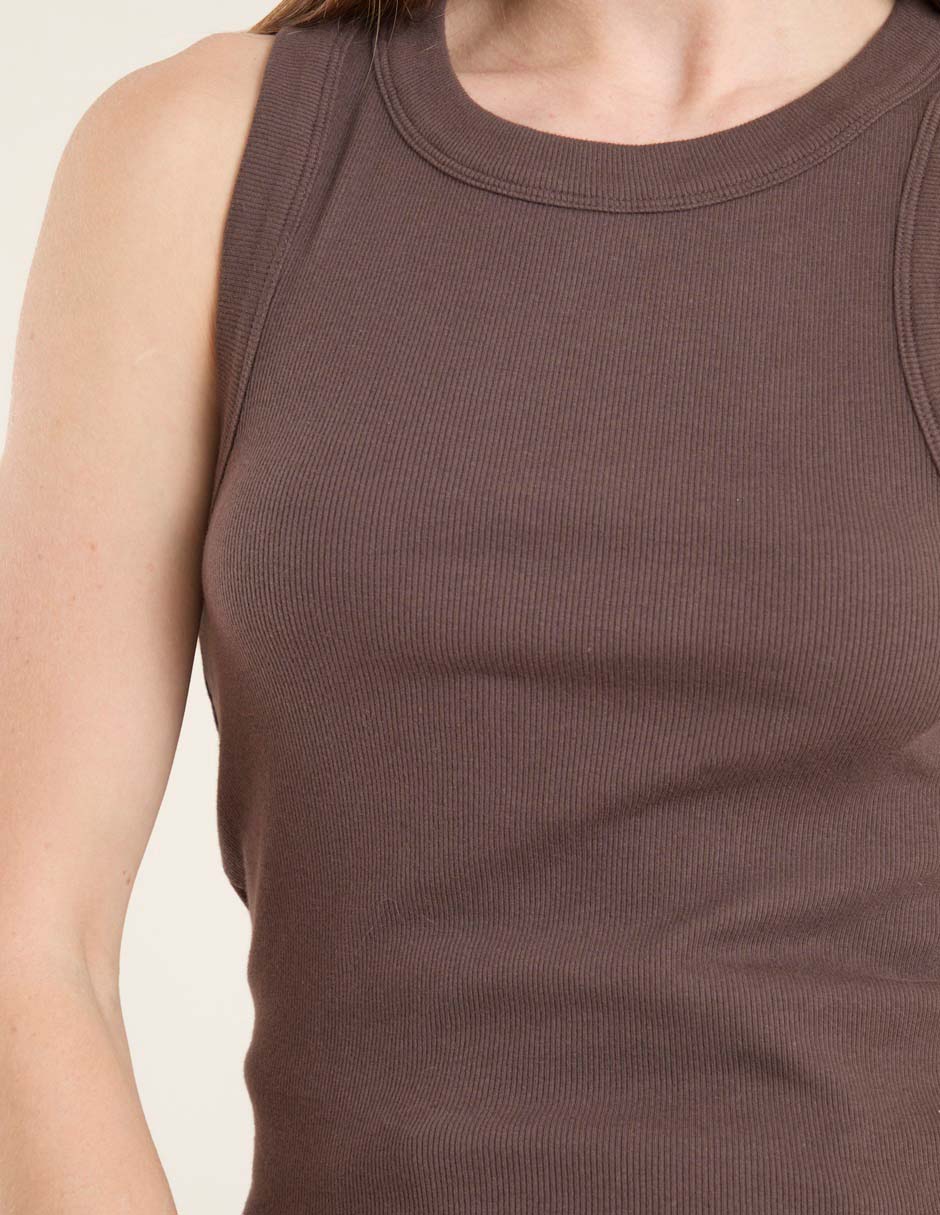 Playera tank cuello redondo para mujer 4