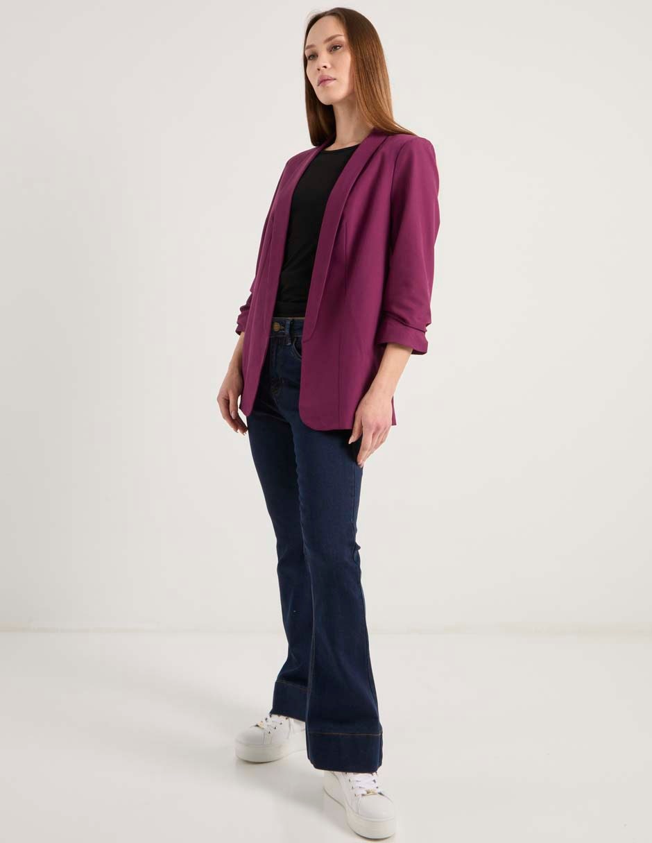 Top cuello redondo
