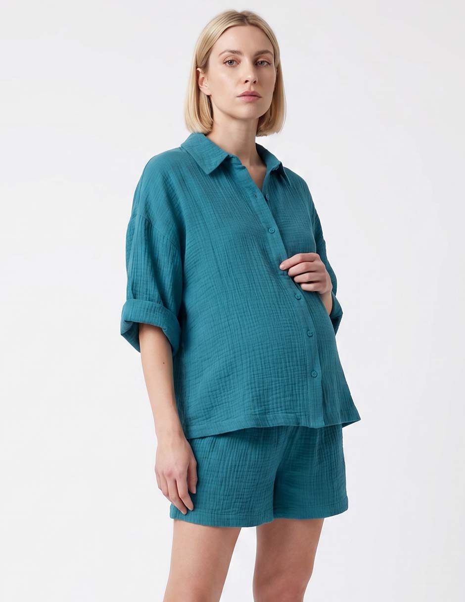 Blusa maternidad manga larga Blusa maternidad manga larga