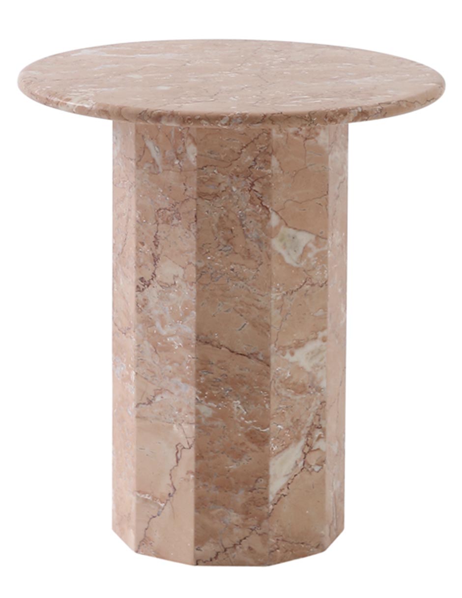 Mesa lateral lucca de mármol Mesa lateral lucca de mármol