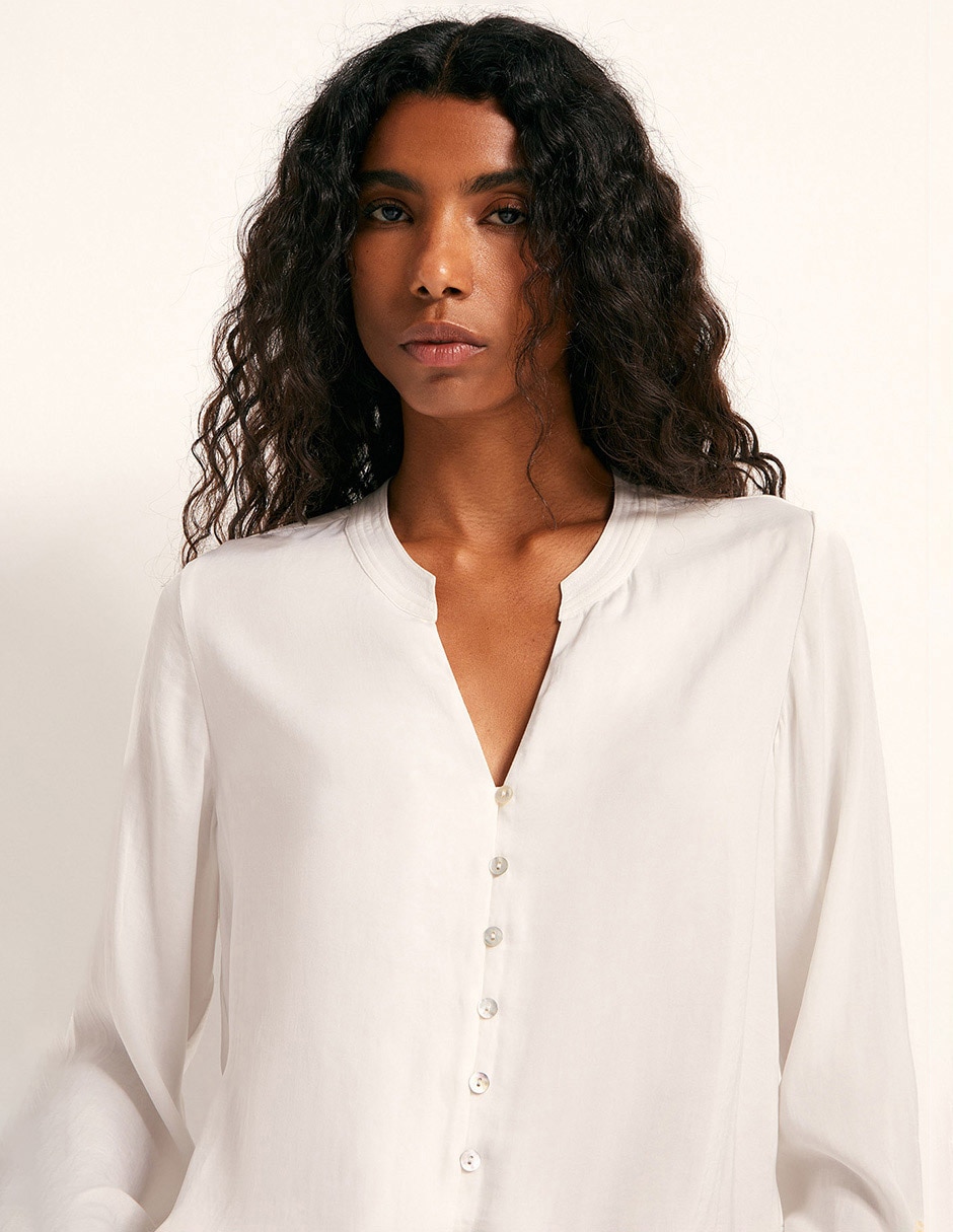 Blusa manga larga para mujer 5