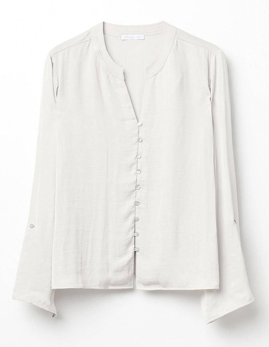 Blusa manga larga para mujer 8