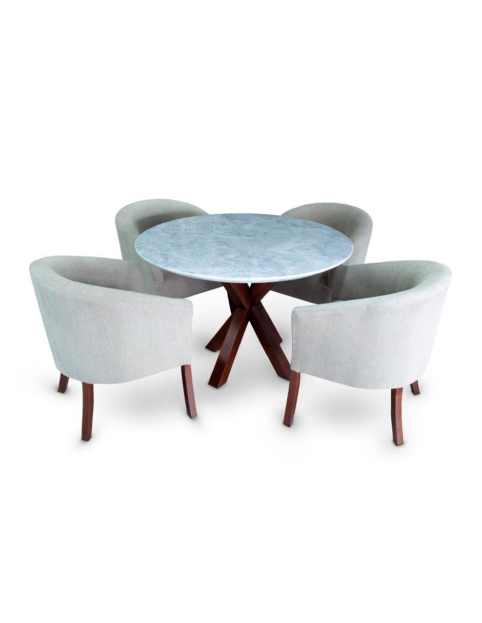 Comedor para 4 personas de mármol Comedor para 4 personas de mármol
