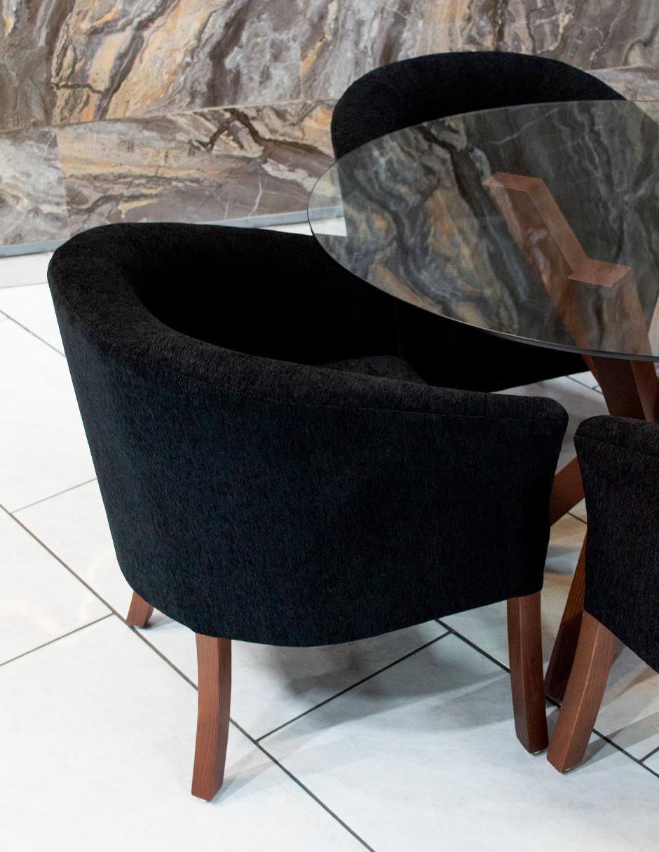 Comedor para 4 personas de cristal 5