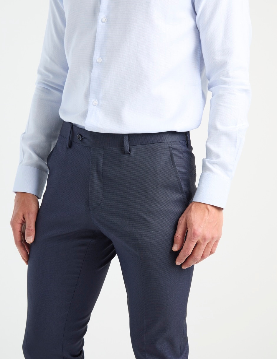 Pantalón de vestir slim para hombre 7