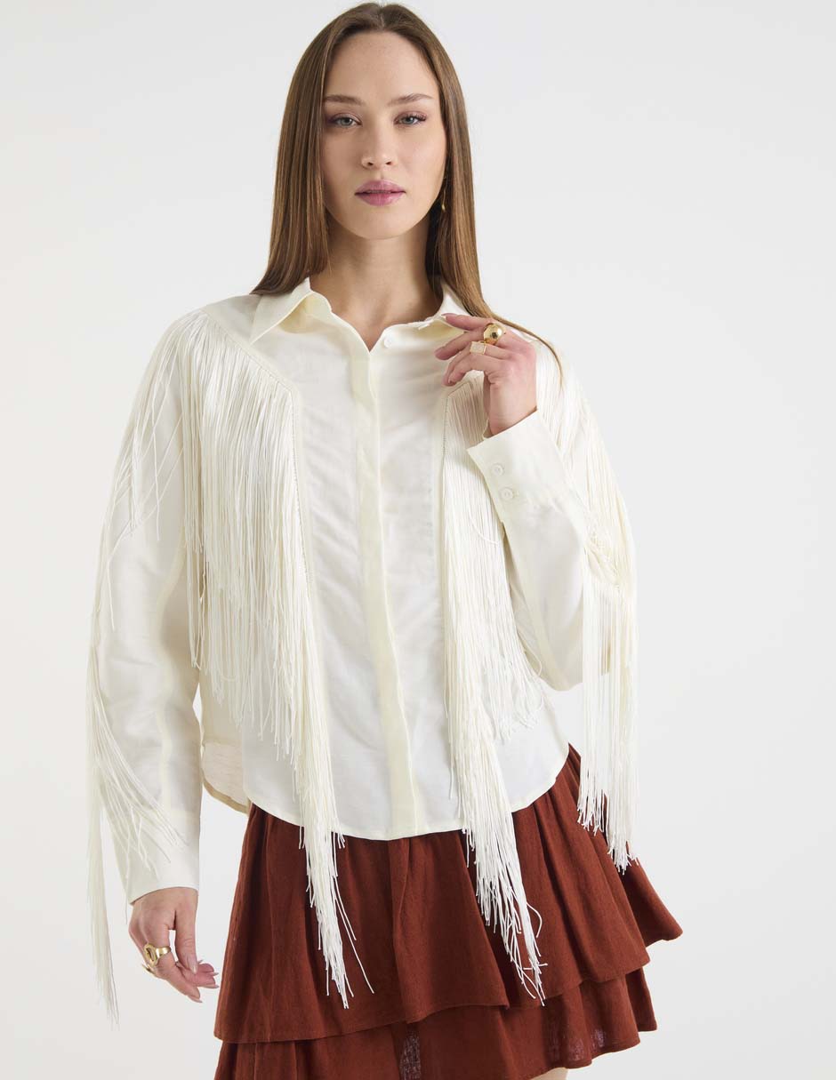 Blusa manga larga para mujer 1