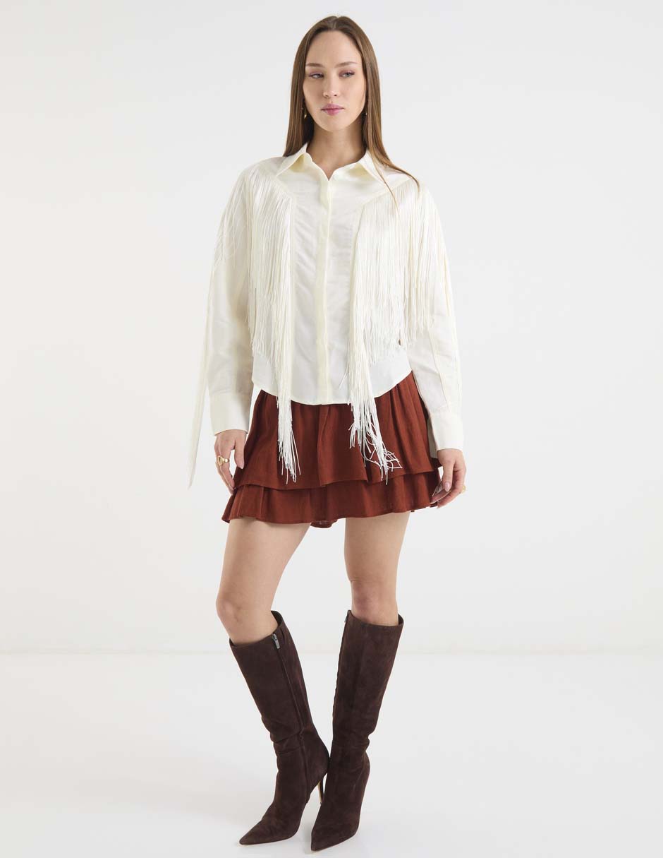 Blusa manga larga para mujer 6