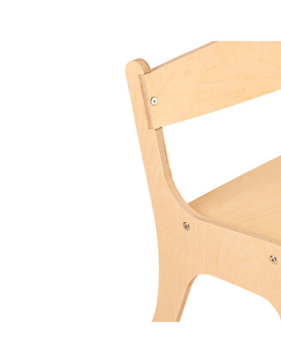 Silla Duduk Montessori en abedul