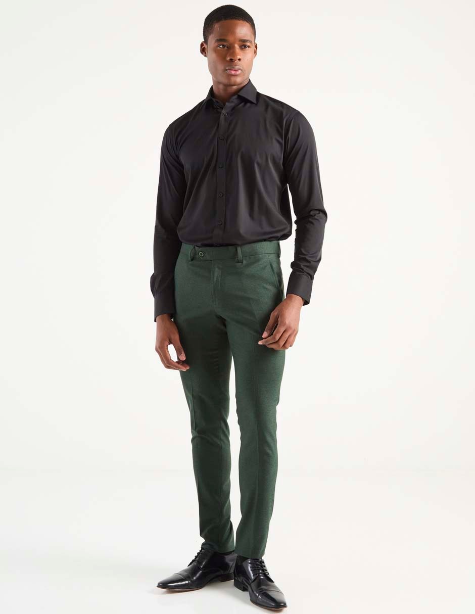 Pantalón de vestir slim para hombre 6