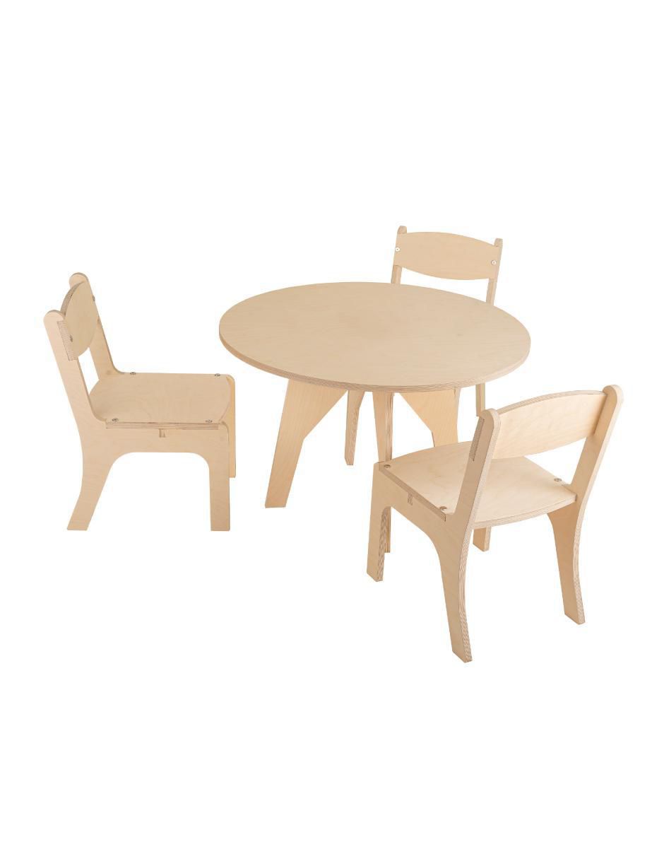 Set de mesa infantil armable Set de mesa infantil armable