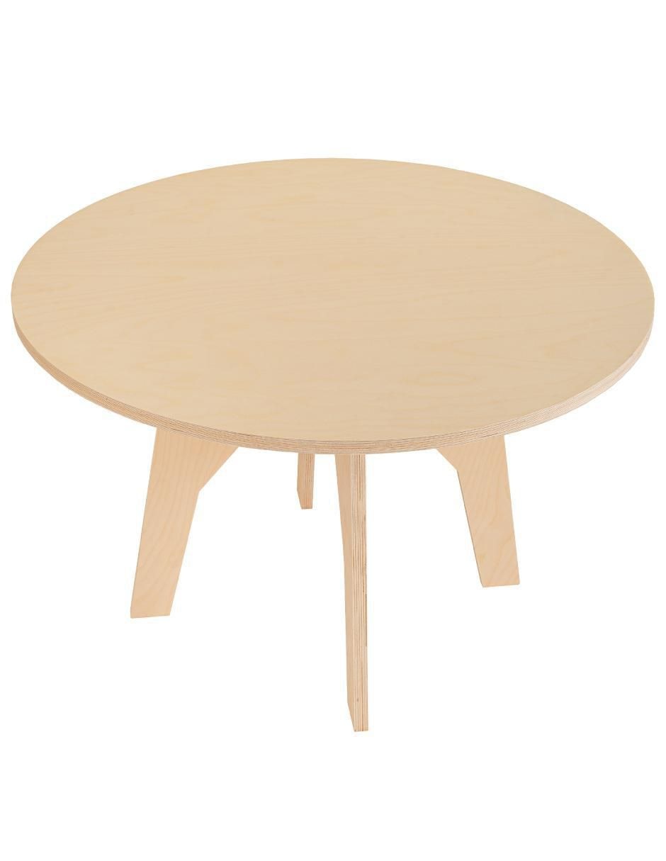 Set de mesa infantil mesa circular con 4 sillas de madera abedul "de" materialatt" 5 "piezas" 3