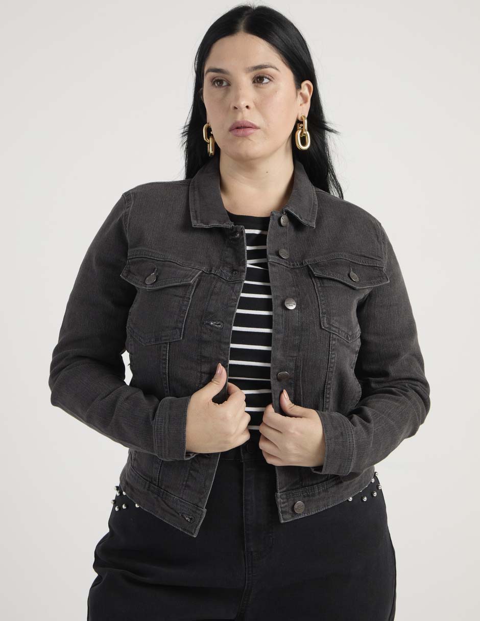 Chamarra denim para mujer 1