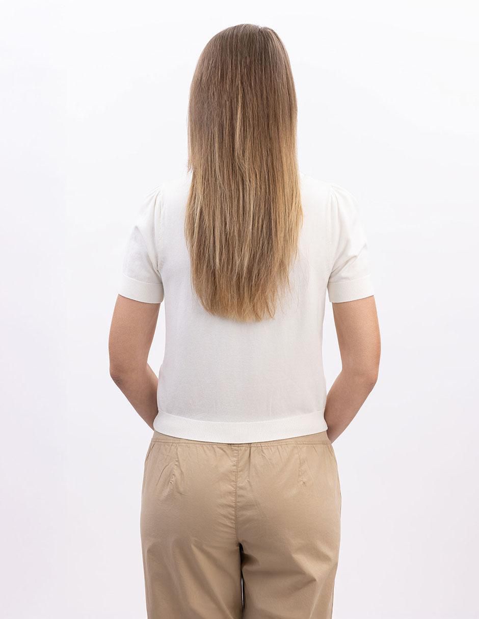 Blusa Nautica manga corta para mujer