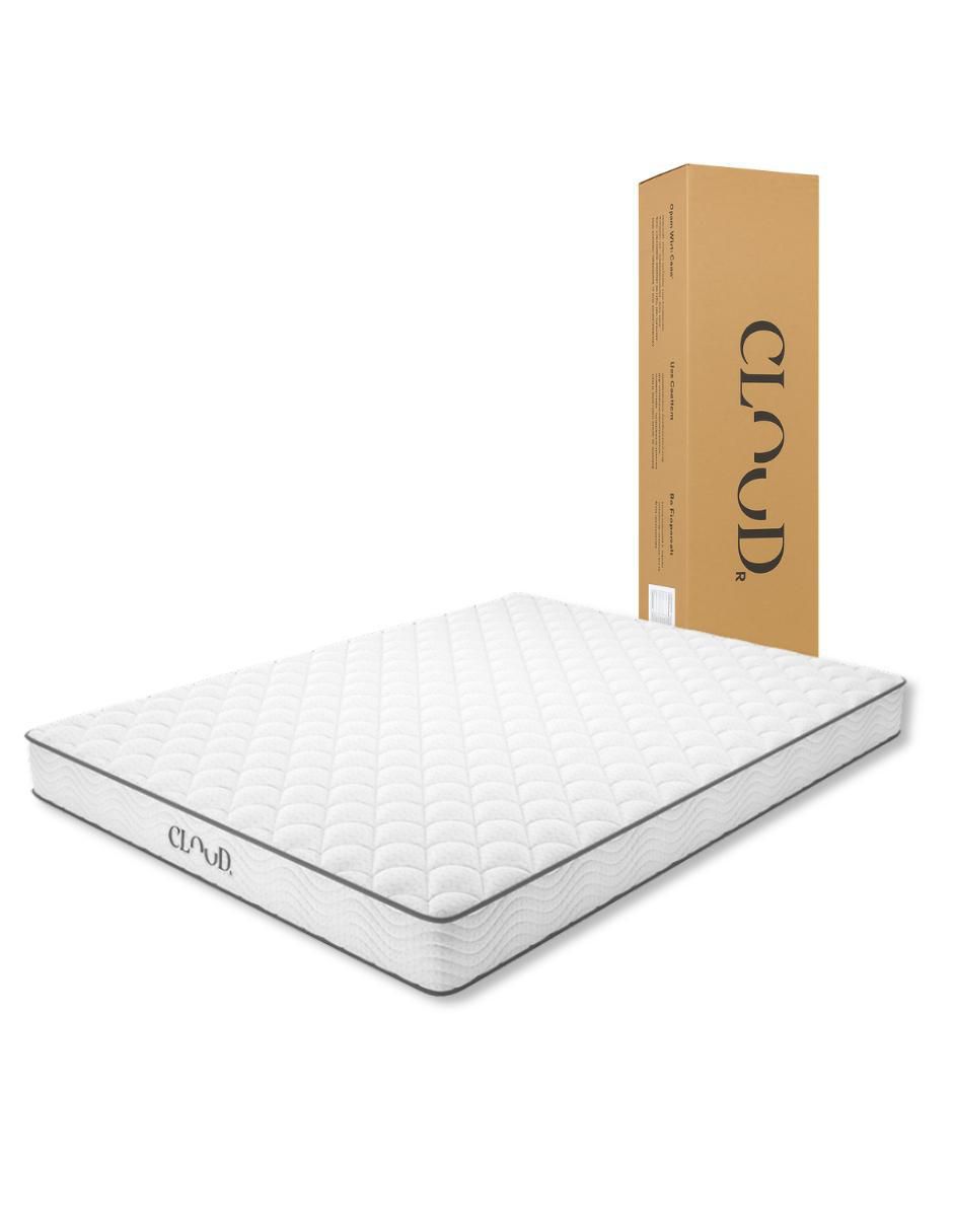 Cama colchón eco y cama linen de madera 6