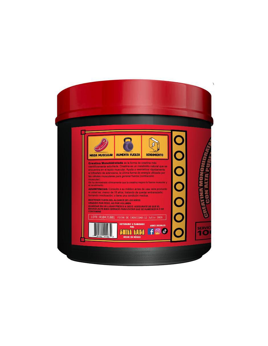 Creatina Monohidratada de 500 g