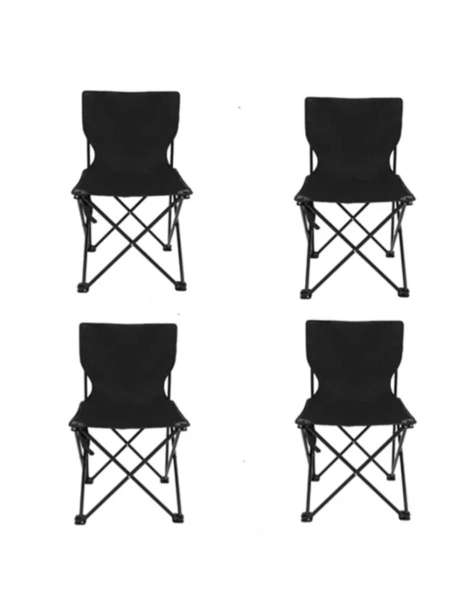 Set de sillas plegables 4 piezas Set de sillas plegables 4 piezas