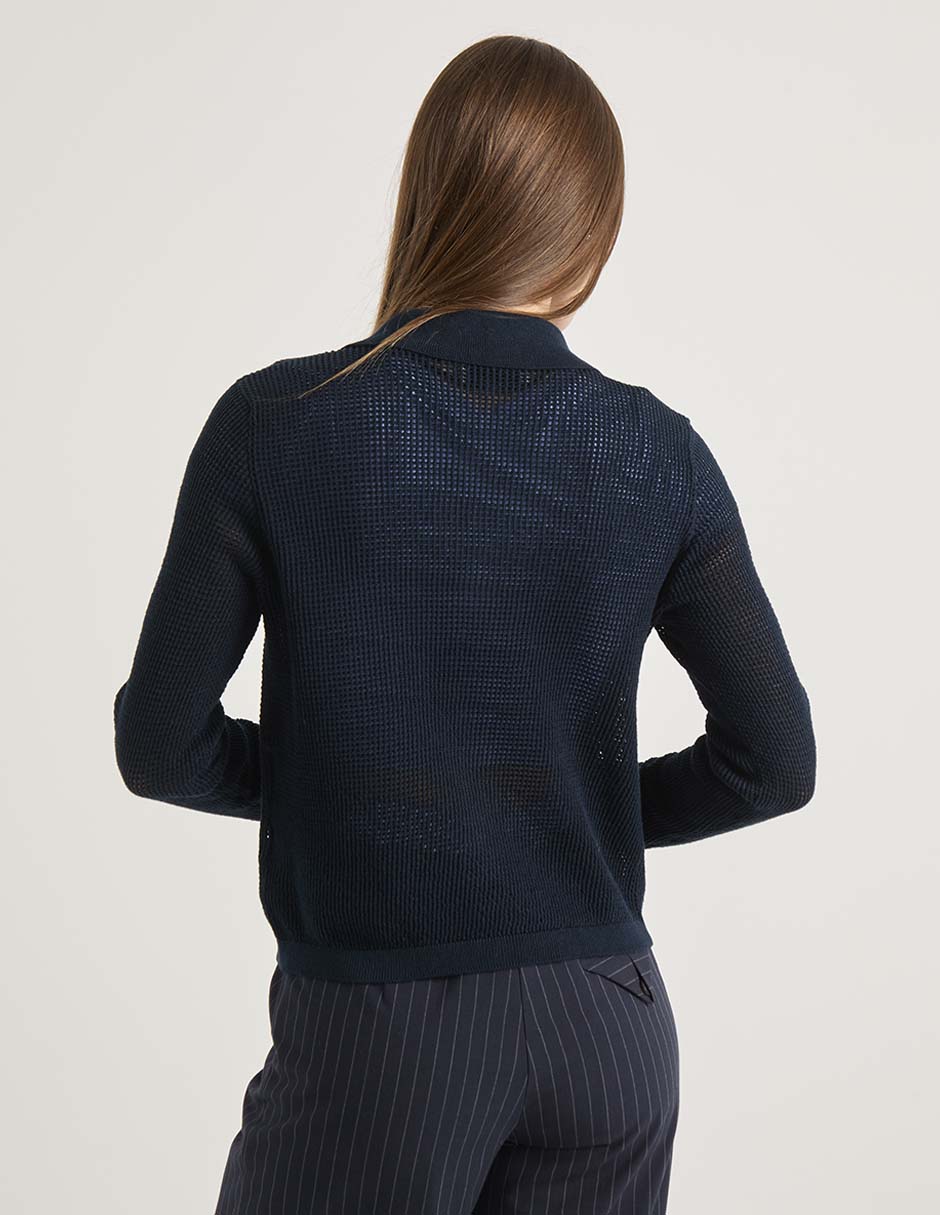 Suéter Vero Moda cuello camisero para mujer