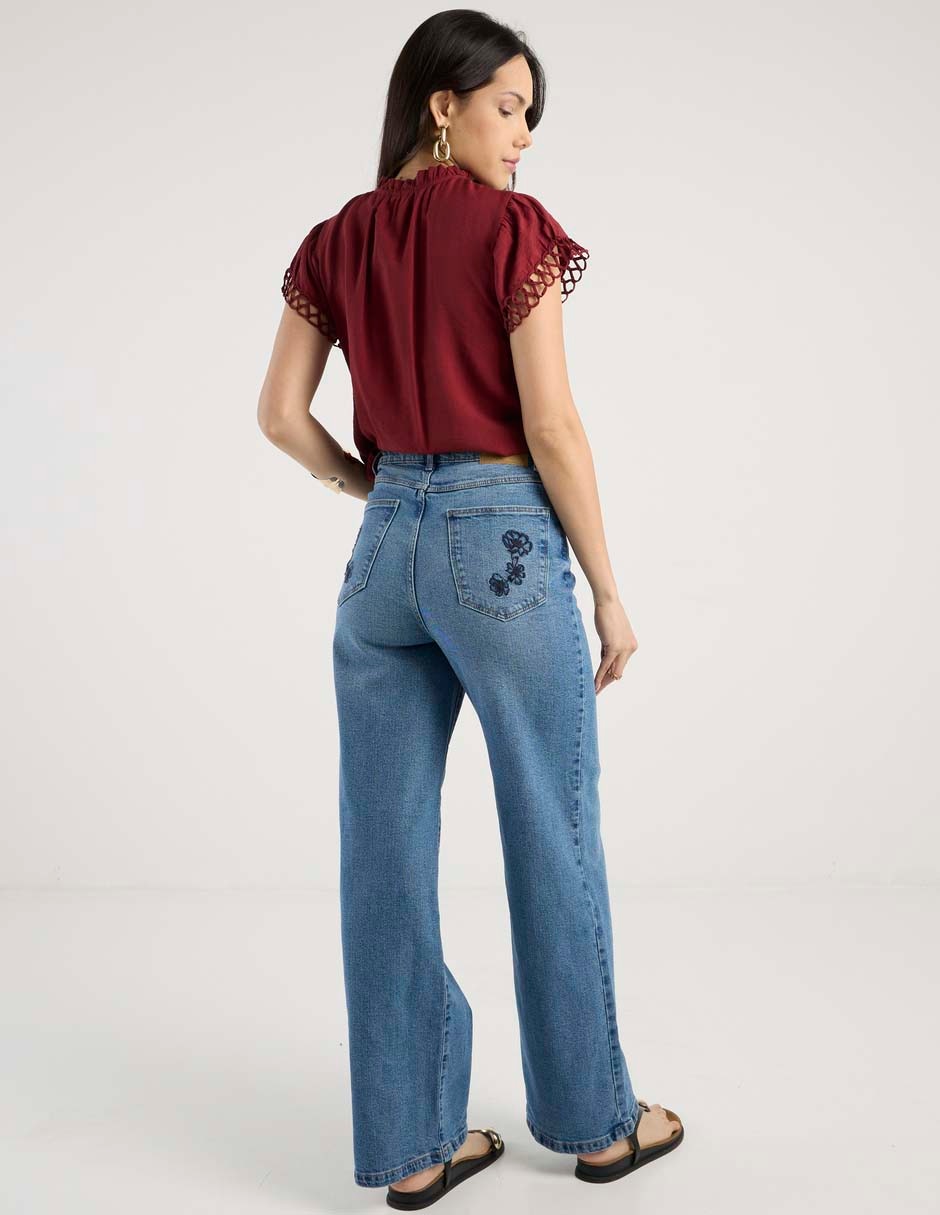 Jeans bota para mujer 6