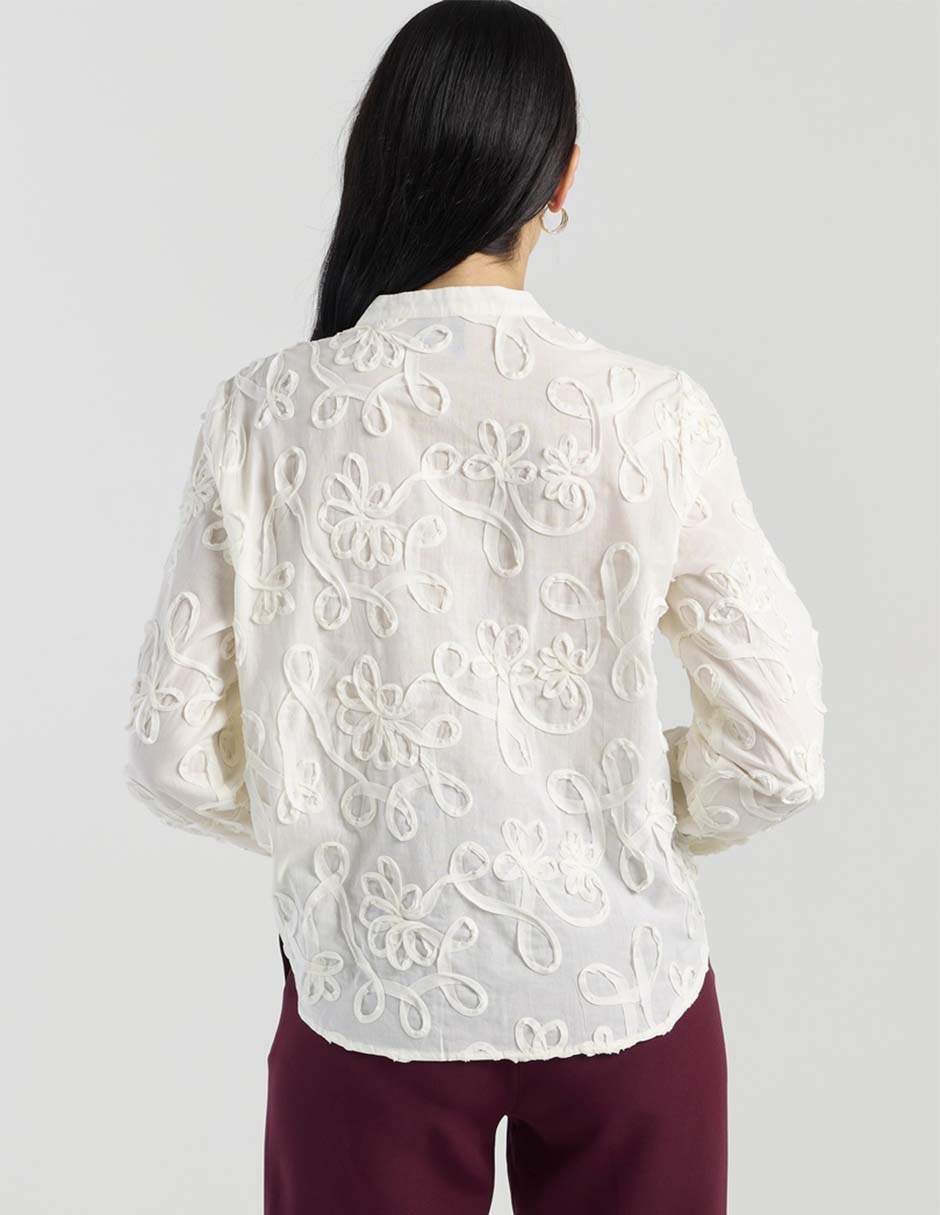 Blusa manga larga para mujer 5