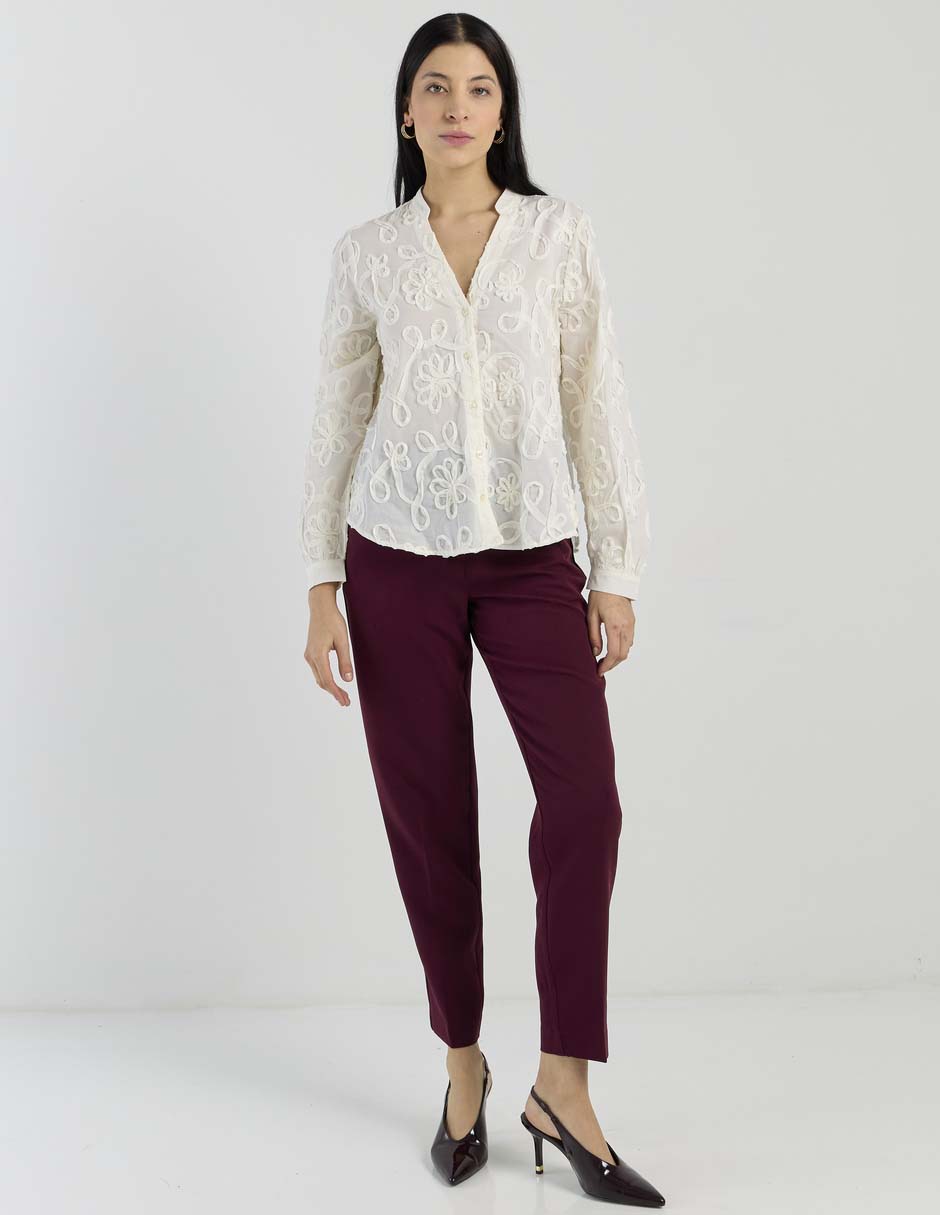 Blusa manga larga para mujer 6