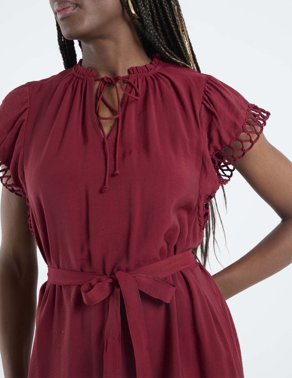 Vestido crop casual Vero Moda para mujer
