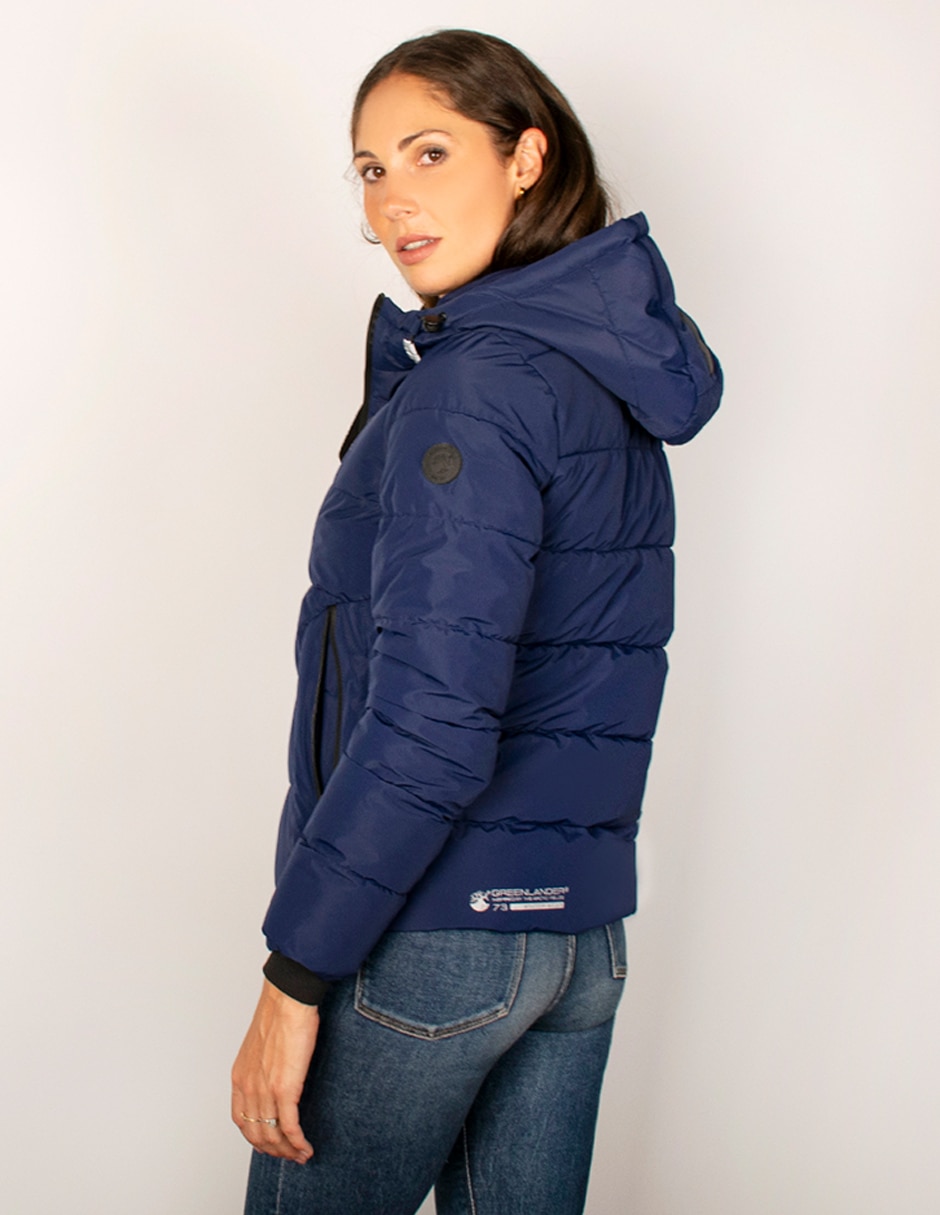 Chamarra acolchada greenlander para mujer