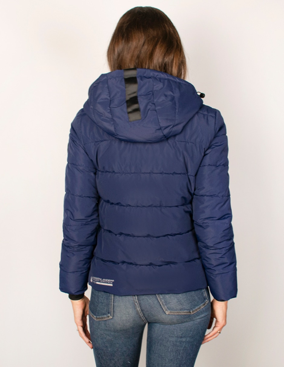 Chamarra acolchada greenlander para mujer