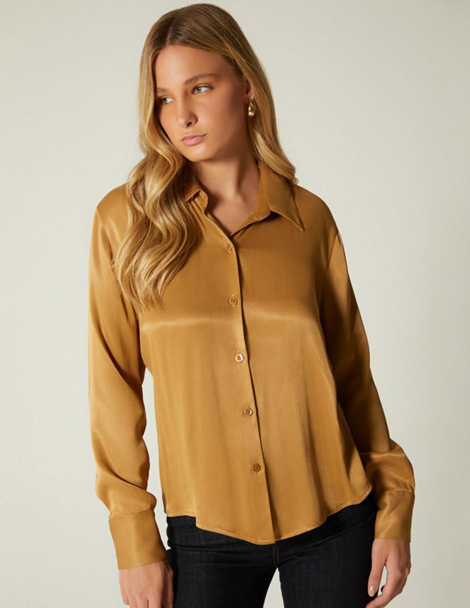 Blusa Sanctuary manga larga para mujer