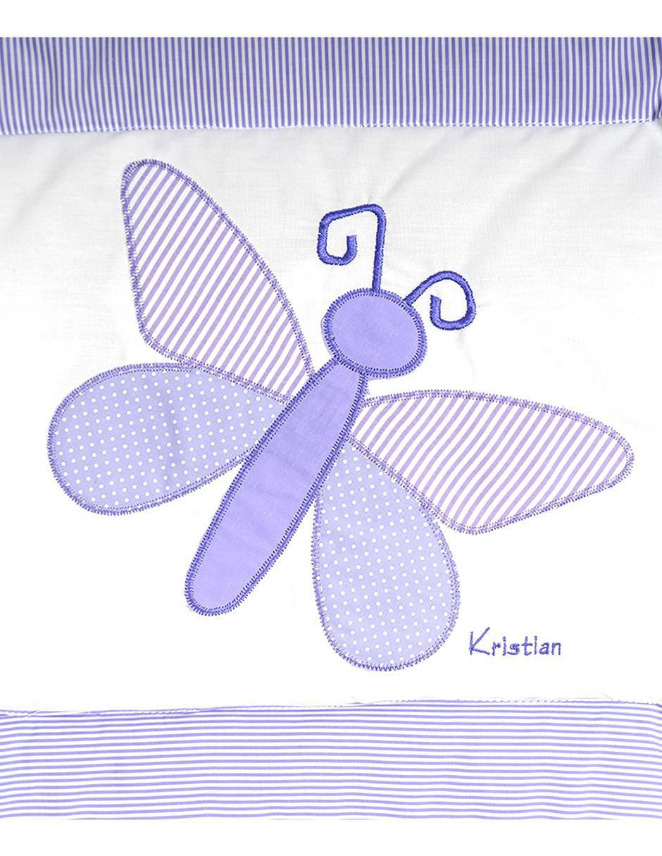 Juego de cuna Mariposa para bebé niña 3 piezas