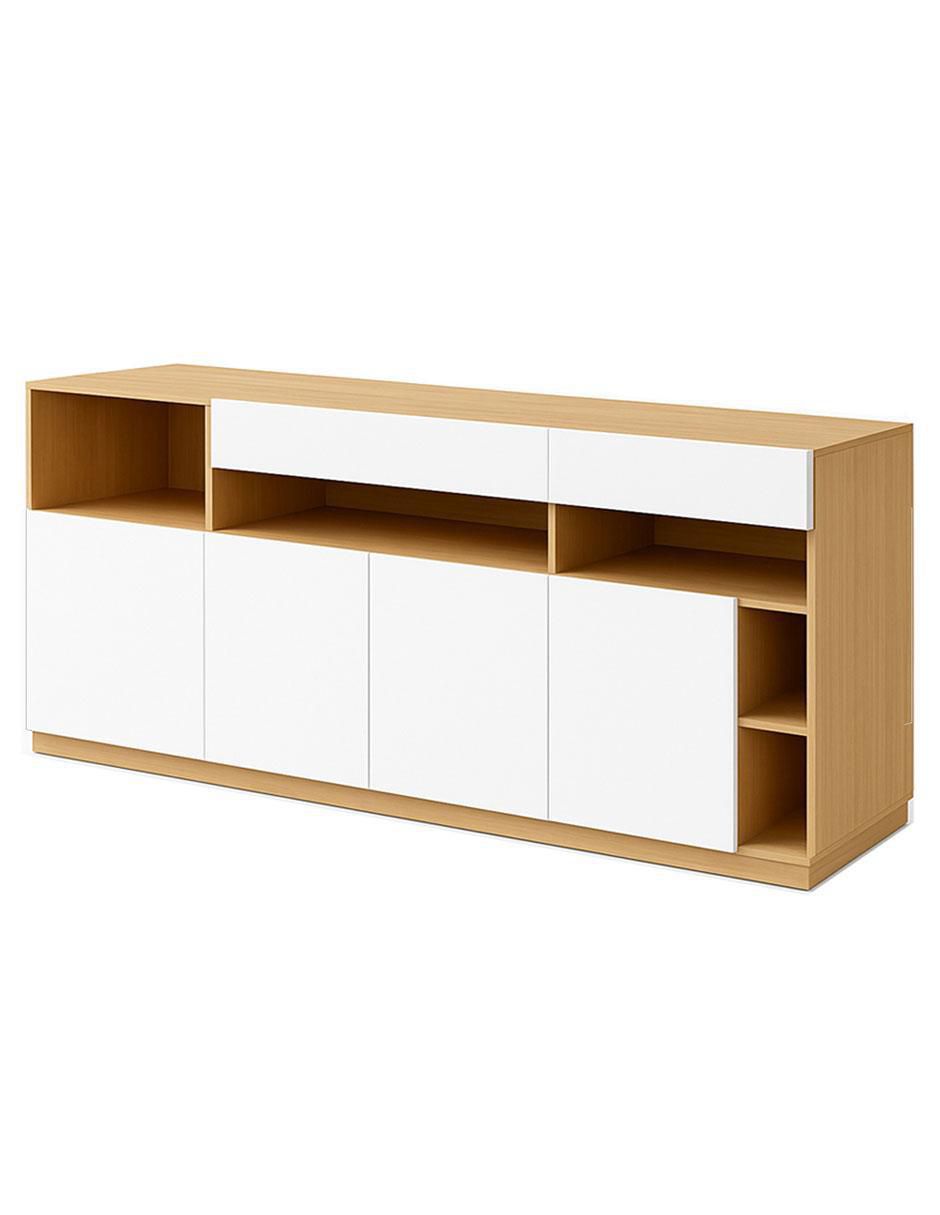 Mueble de TV armable de melamina 4