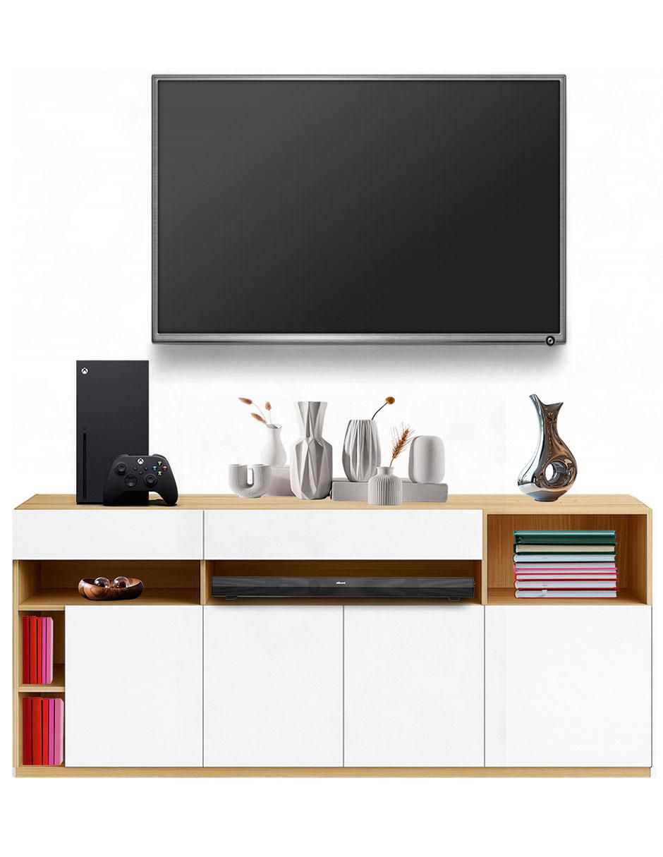 Mueble de TV armable de melamina 5