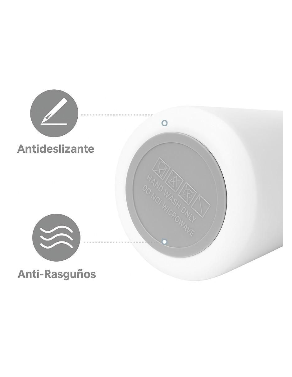 Set termo de acero inoxidable con tapa a presión 4