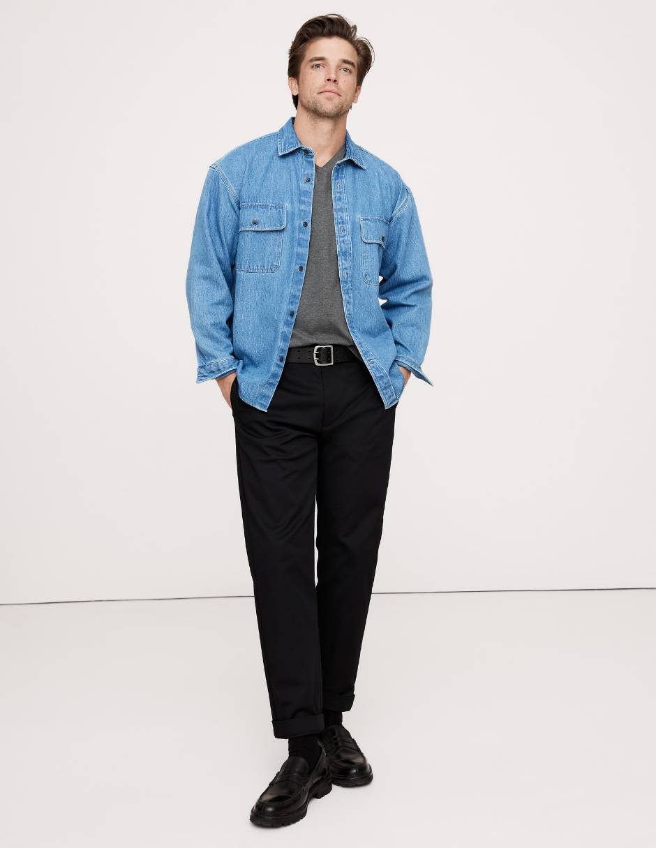 Playera cuello V para hombre 3