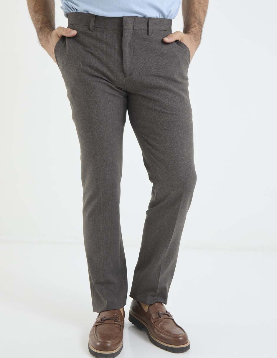 Pantalón de vestir regular de para hombre 1