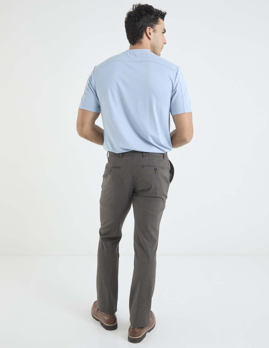 Pantalón de vestir regular de para hombre 5